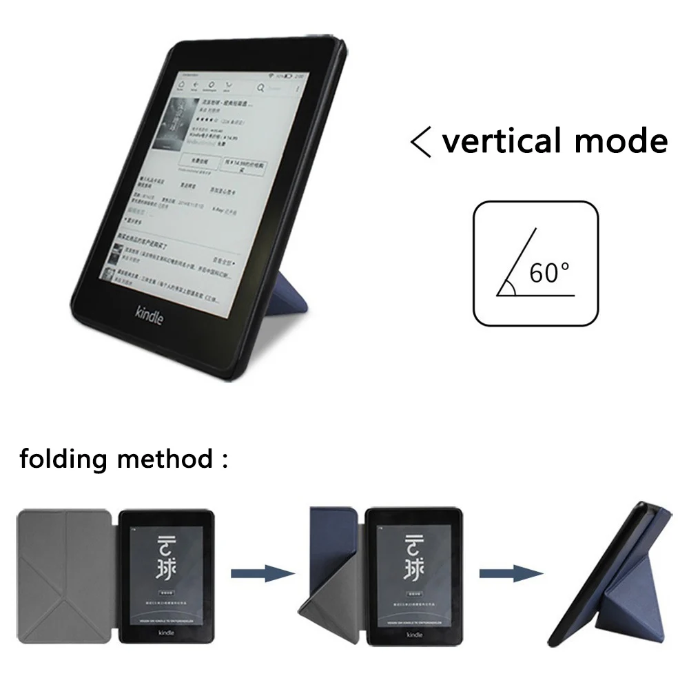 Coque de protection souple antichoc pour Kindle Paperwhite, 2022, 2019, 2018, 2, 3, 4, 5, 7, 8, 9, 10e, 11e génération, 6, 6.8 pouces