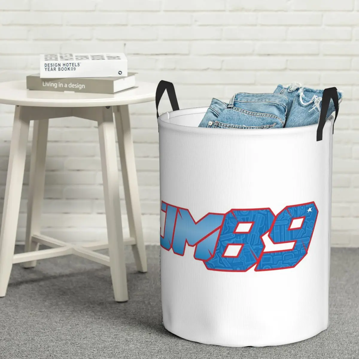 Jorge Martin Number 89 سلال غسيل قابلة للطي ملابس قذرة منظم منزلي صندوق كبير مقاوم للماء للأطفال في المنزل