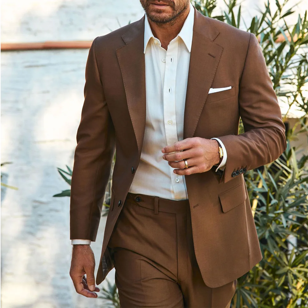 

Men's Clothing Elegant Men's Suits Set for Man a Suit for a Man Male Jackets Wedding Sets Dress Formal Casual Complete Slim