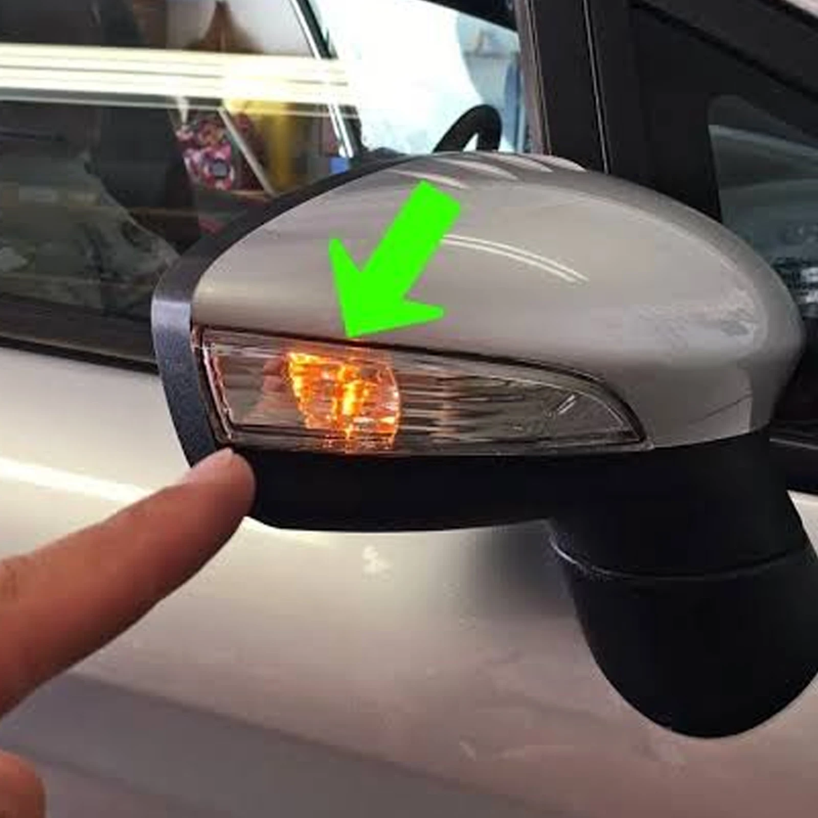 LED Rearview Side Reversing Mirror Turn Signal Steering Marker Cover Light Fit For Ford Fiesta 2008–2017 B-Max 2012–onwards