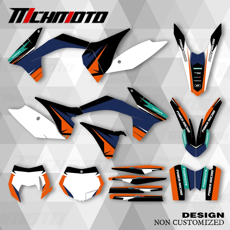 

MCHMFG новый стиль графические наклейки наборы наклеек для KTM SXF 2011 2012 EXC 2012 2013