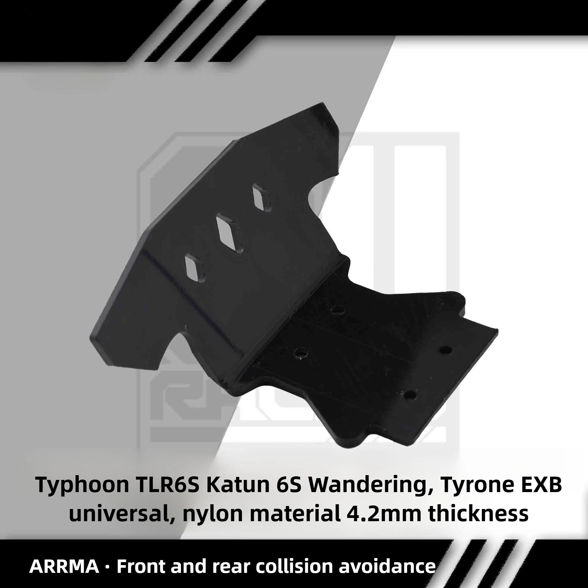 

Аксессуары для модификации переднего бампера, подходящие для ARRMA Typhoon TLR V5 6S 1/8, детали для модификации радиоуправляемого внедорожника