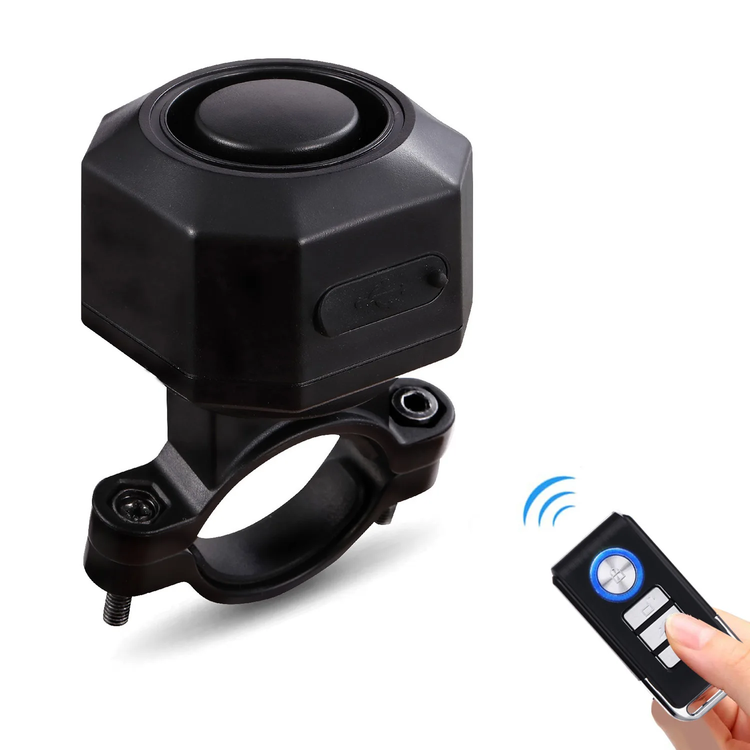 

Bike Alarm Wireless Waterproof Bicycle Alarm Security-protection Alarm Security System USB Charging Remote Control