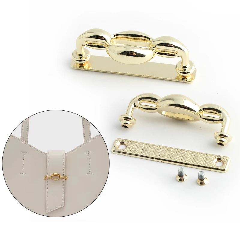 1-5-20sets 72x52mm Rectangle Metal Locks Unique Design Square Magnetic Lock For Woman Bags Wallet Closure Hardware Accessories