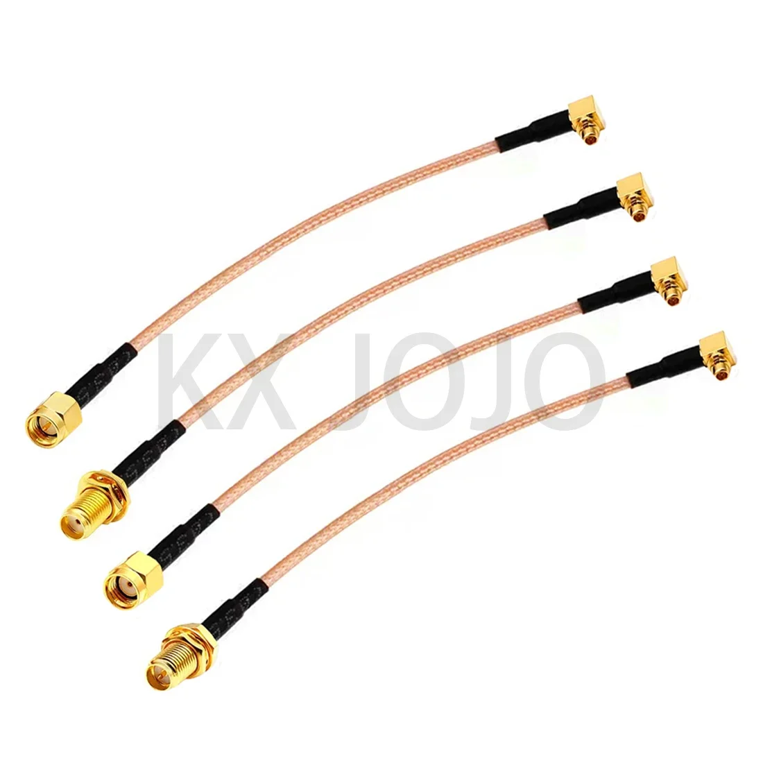 RF/RP SMA Male/Female to MMCX Male Right Angle RG178 RG316 Pigtail Cable Adapte Antenna Extension Cable RF Coaxial Jumper Cable