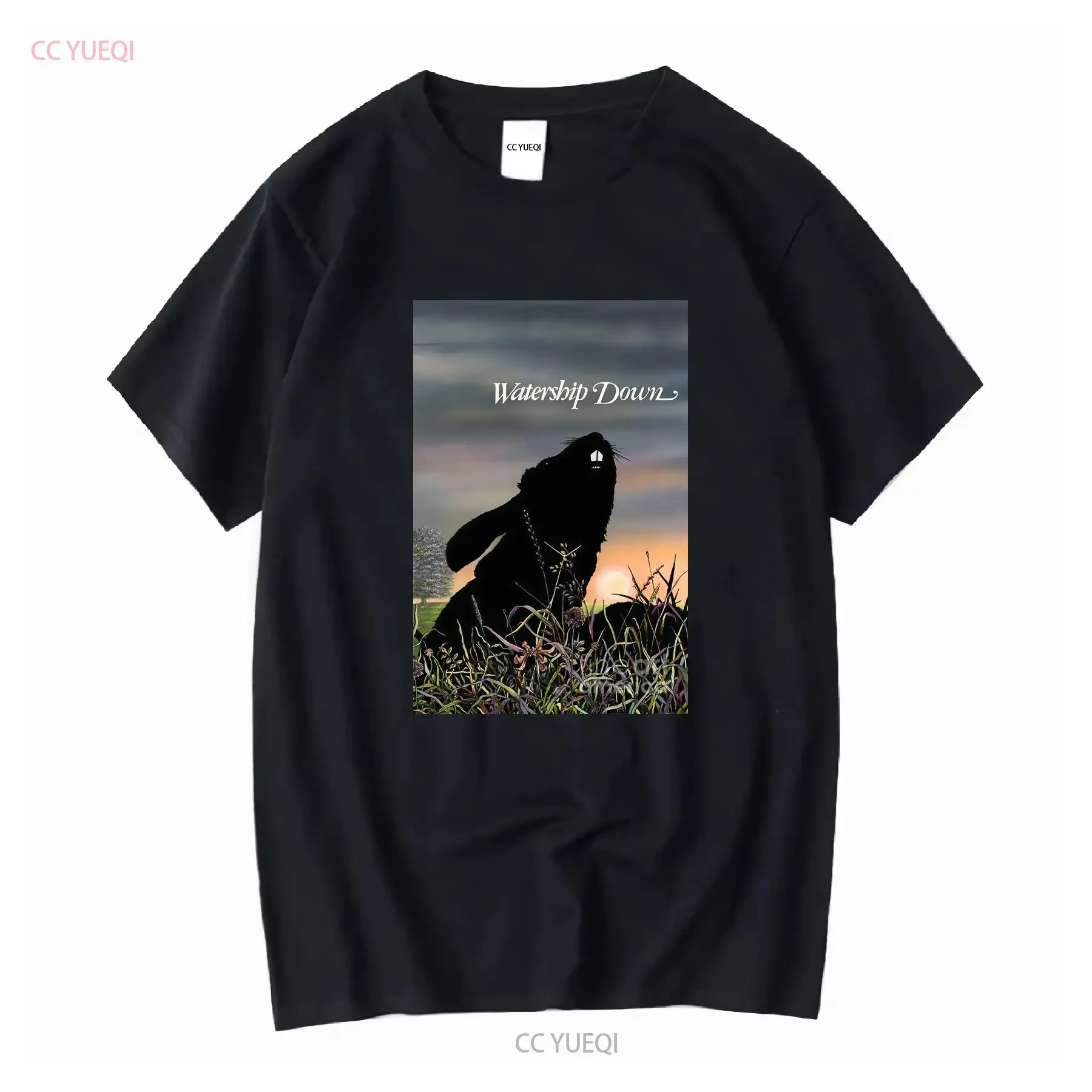 

Watership Down 1978 Movie Poster T Shirt Men or Women NEW vintage Washed fashion Slightly graphic Top For Everyday Wear Soft