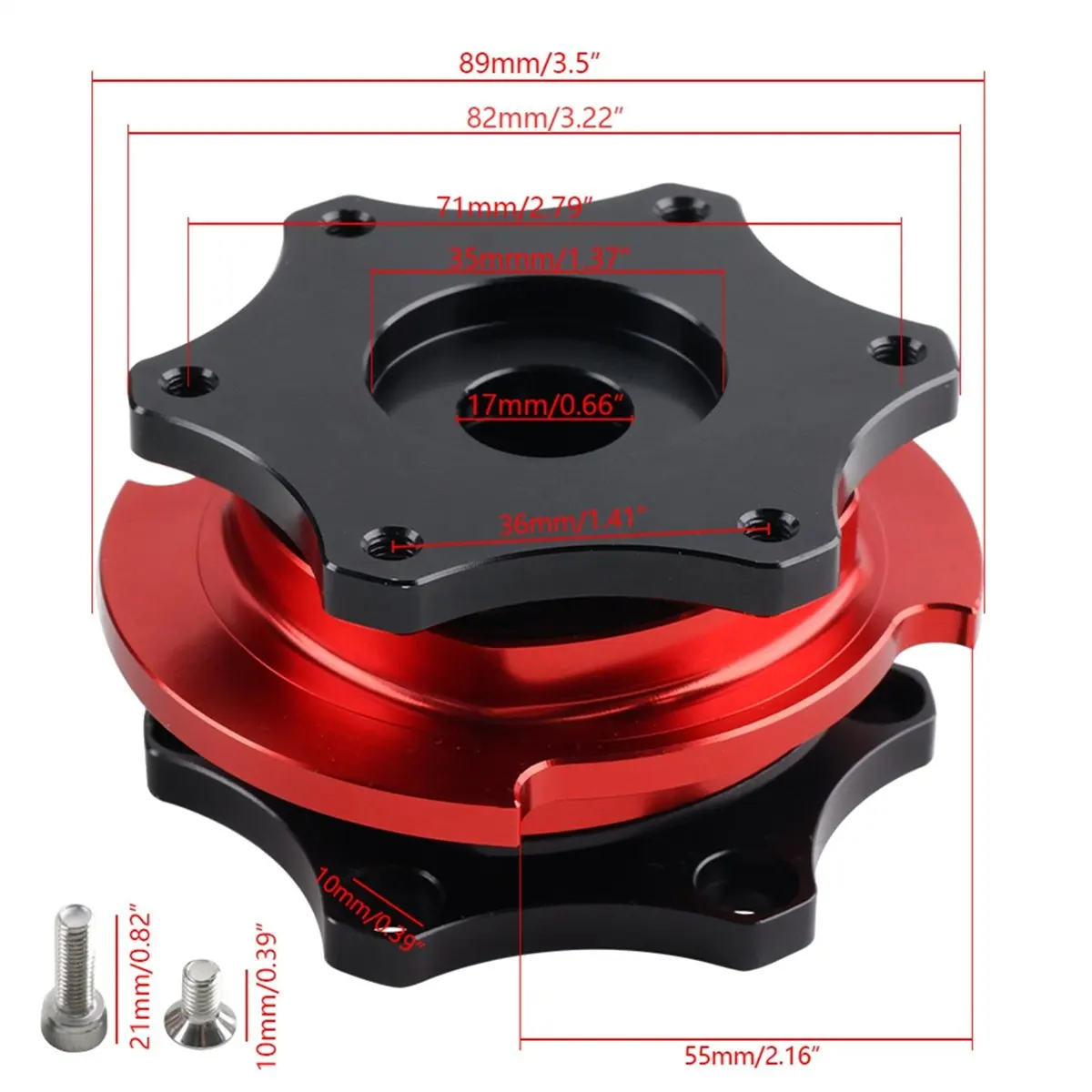 Super Sale Quick Release Steering Wheel Hub Adapter Diameter Easy Installation Removal for Car Modification Tool