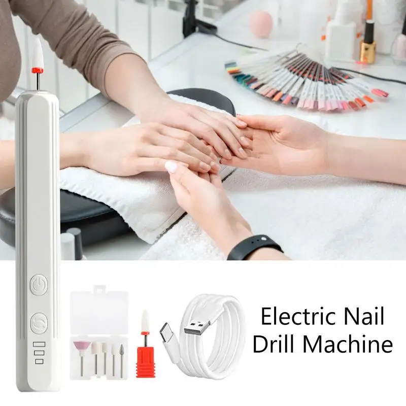 

Electric Nail Drill Machine Professional Electric Nail File Kit Portable Manicure Nail Drilling Machine For Nail Salon Pedicure