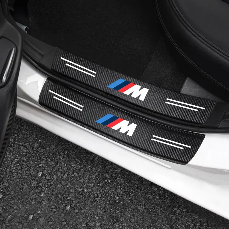 Car Door Sill Protector Stickers Anti Scratch Strip Film For BMW M Power x5 e70 e91 f11 f30 f31 f10 x3 f25 e83 e30 Accessories - view 4