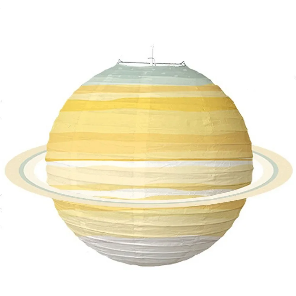 Anlising 8PCS Lanternes En Papier Planètes 30cm - Décoration Espace Pour Fêtes, Anniversaires Et Chambres Enfants