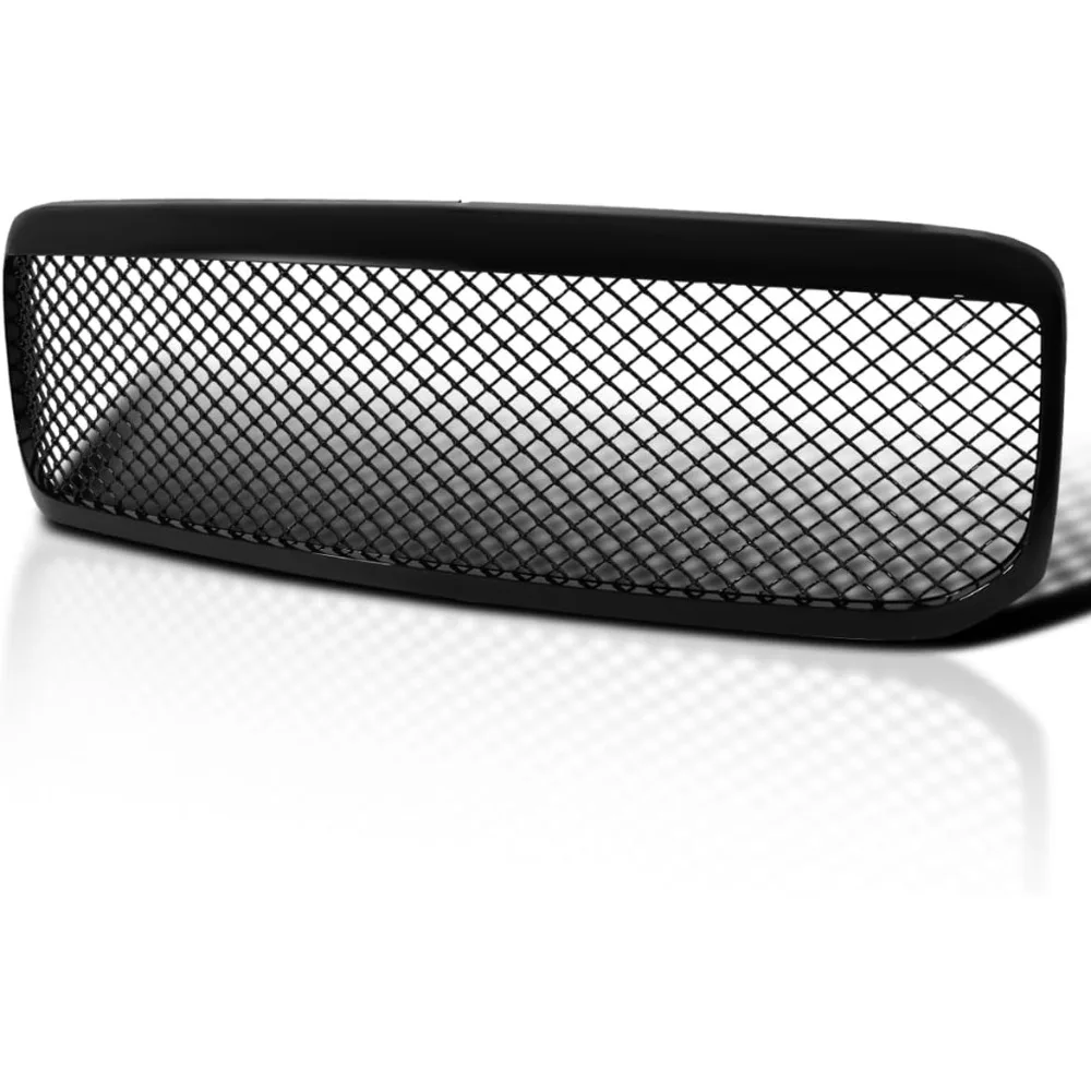 

Tuning Glossy Black Honeycomb Mesh Hood Grille Compatible with 1999-2004 Ford F250 F350 F450 Super Duty 2000-2004 Expedition
