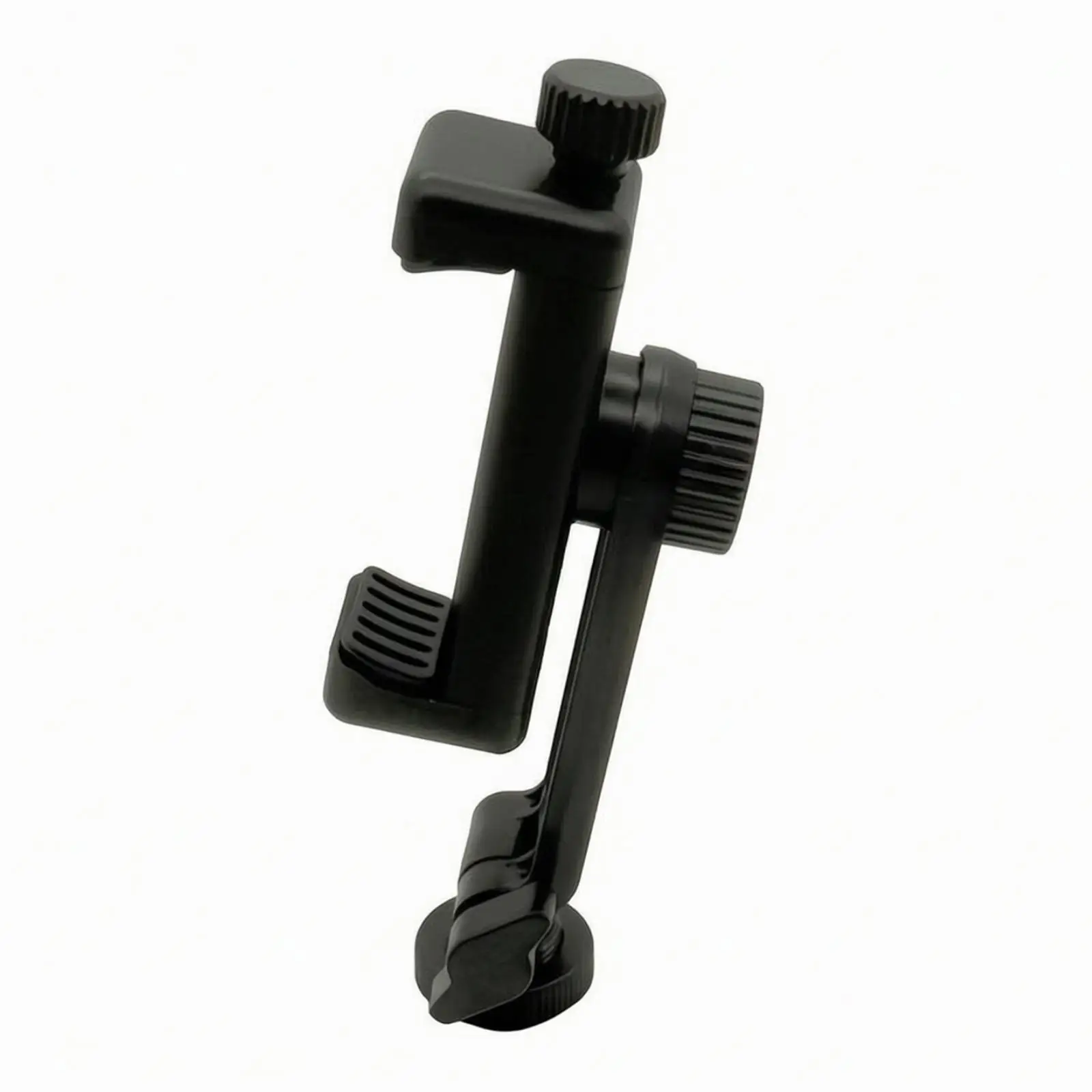 Hot Shoe Phone Clip with Rotating Arm for Camera Tripod Live Stream Portrait Landscape Use