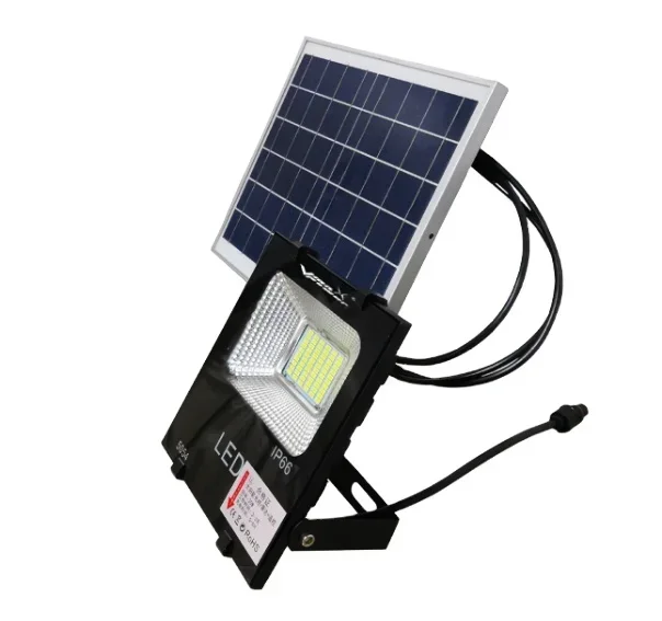 50w 100w 200w Flood Light Solar Panel Sensor LED Solar Street Light Outdoor Solar Power Home Garden Spot Light 2022