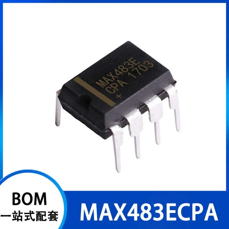 1~30PCS 100% New original MAX483ECPA+ MAX483ECPA MAX483E MAX483 Package:DIP8 In-Line Transceiver RS-485/RS-422 Chip
