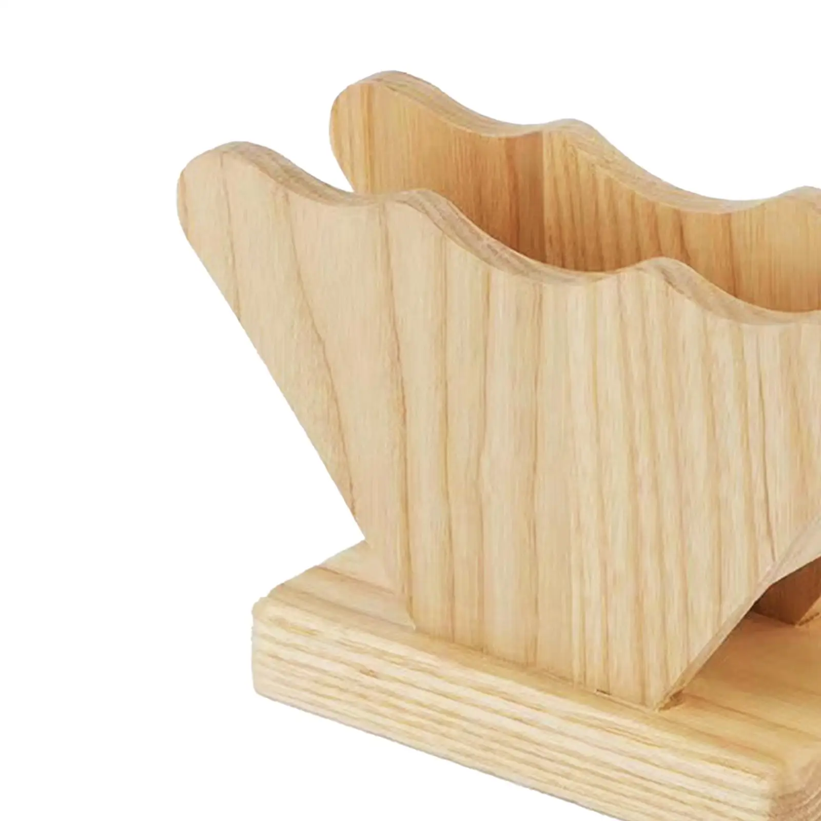 Coffee Filter Paper Holder Wooden Home Decor Reusable Office Dispenser Rack