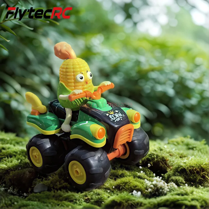 Y02 Pineapple Y03 Eggplant Y06 Corn Y07 Pea Remote Control Car Simulation Vegetable Off-Road Vehicle Cool Lights Rc Racing Toy