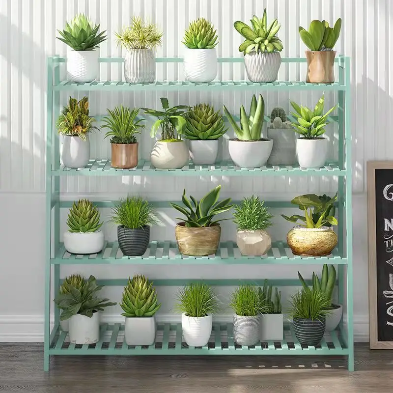 

Wooden Universal Plant Shelf Outdoor Pedestal Hanging Flowers Plant Shelf Luxury Corner Estante Para Plantas Garden Furniture