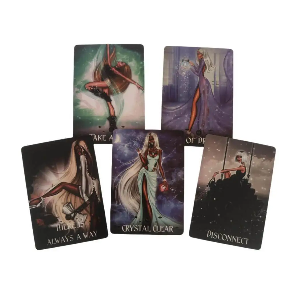 10.4*7.3cm The Wild Muse Oracle Deck 54 carte