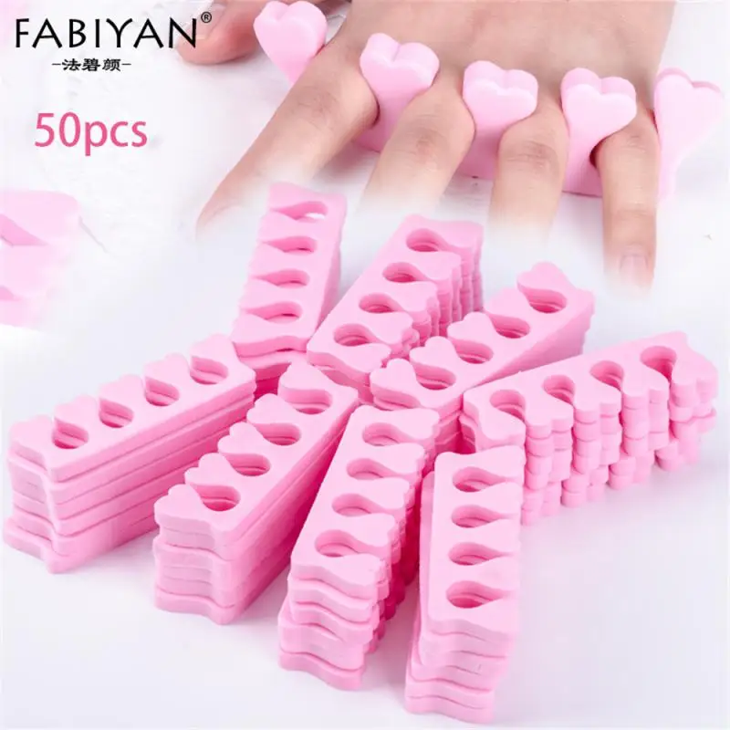 Pack Nail Art Toes Separators Fingers Foots Sponge Soft Gel UV Tools Polish Manicure Pedicure