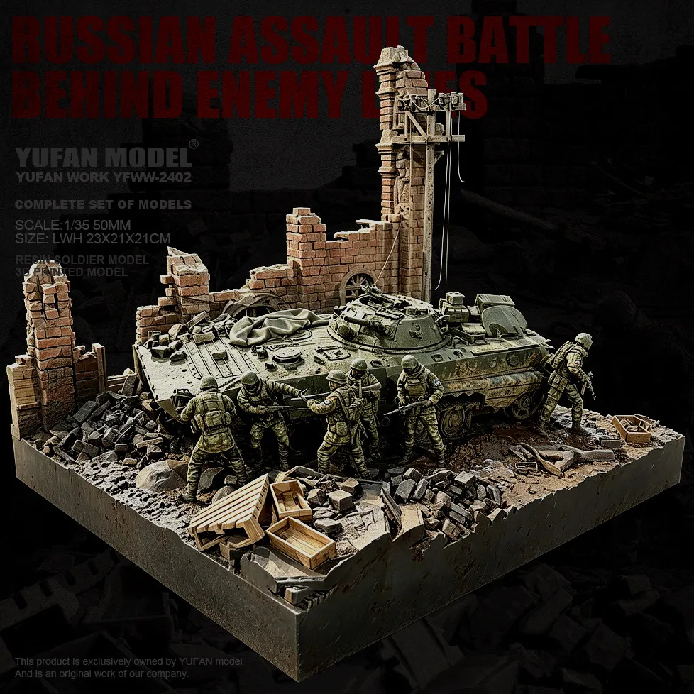 YUFAN MODEL 1/35 Resin model kit (complete set) needs to be assembled and colored by oneself  YFWW-2402/3D