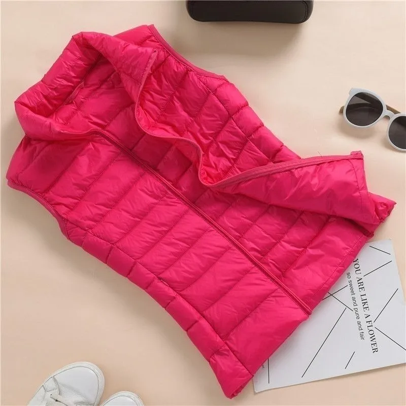 جديد أسفل سترة للنساء رقيقة عارضة ضئيلة قصيرة الأزياء صدرية الوقوف طوق المرأة سترة