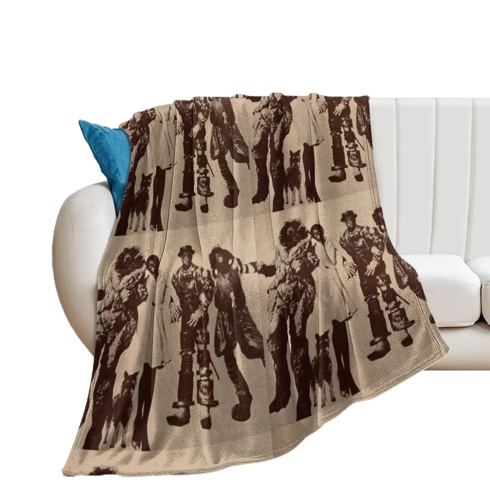 The Wiz Movie Cast: Diana Ross, Ted Ross, Nipsey Russell, Michael Jackson Throw Blanket Decorative Beds Softest Blankets