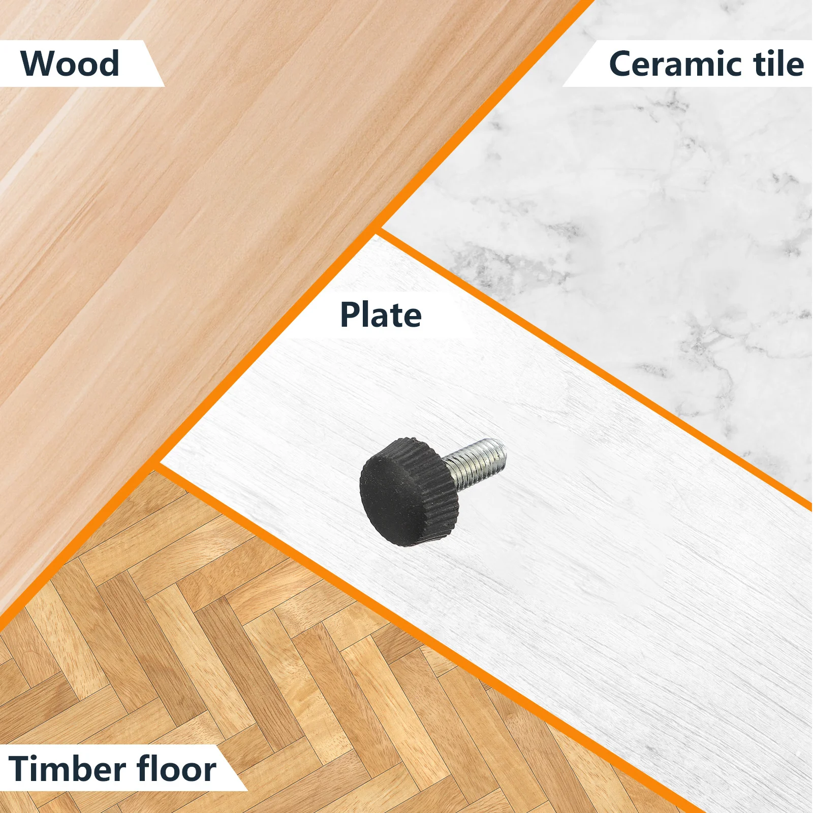 

30Pcs Screw in Threaded Furniture Levelers Adjustable Sofa Table Chair Leveling Foot for Desk Conference Restaurant Furniture