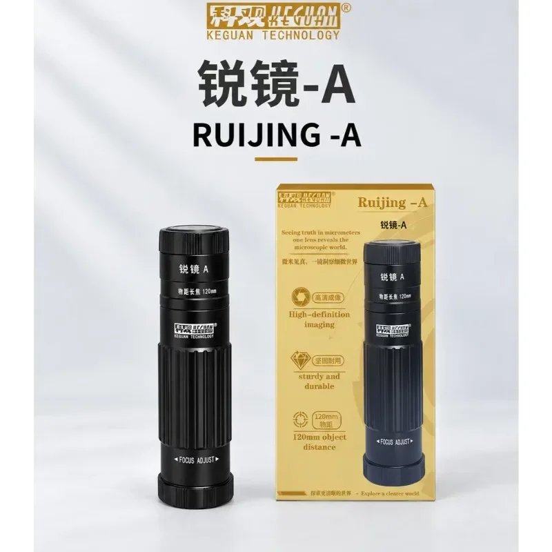 KEGUAN RUIJING A Industrial Objective Microscope Lens Precise Focus Adjustment for Electronic Inspection BGA Rework Repair Tools
