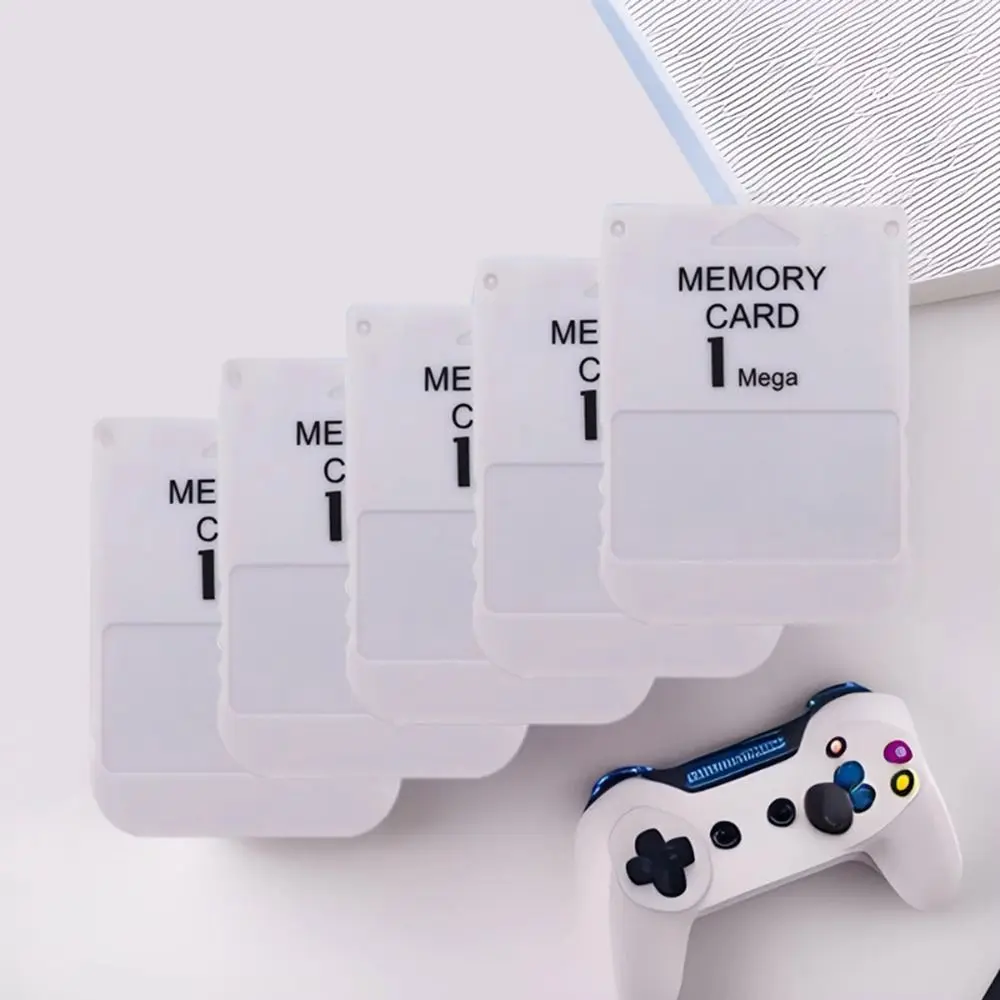 新しい 1MB 容量のメモリカード高速ユニバーサルビデオゲームカード信頼性の高いストレージカード PS1 ゲームアクセサリー用