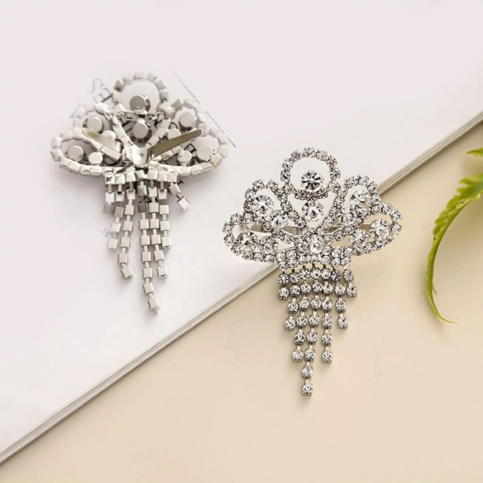 

2x Shoe Charm Multifunctional for Dress Shoes Sparkling Gifts Alloy Decorative