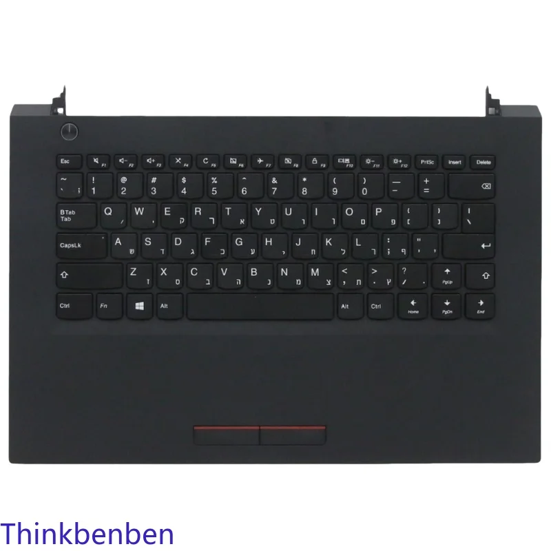 

HB Hebrew (IL Israel) Black Keyboard Upper Case Palmrest Shell Cover For Lenovo V310 14 14ISK 14IKB 5CB0L59413