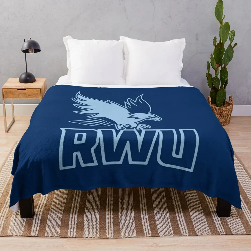 

RWU Logo Throw Blanket For Baby valentine gift ideas Quilt Blankets