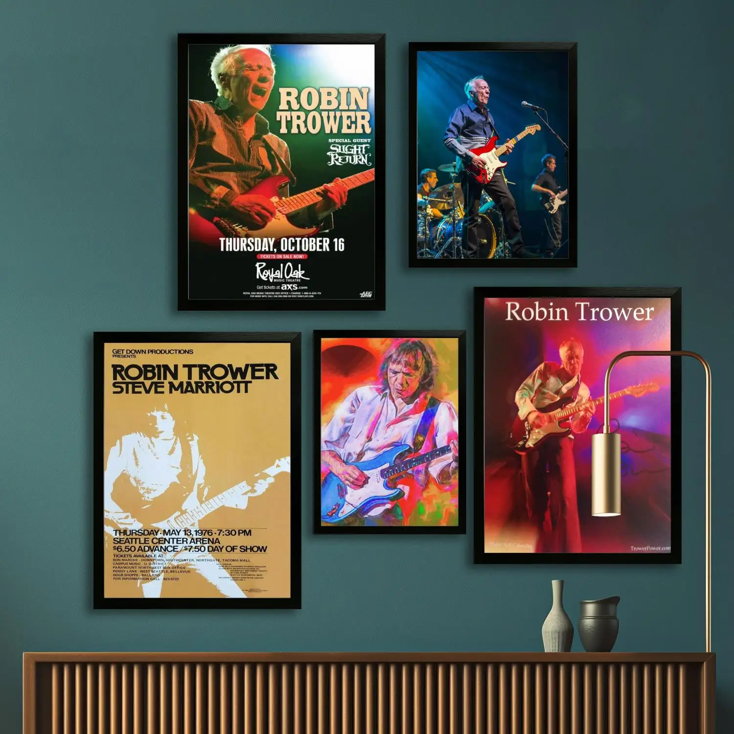 Robin Trower Canvas Art Poster and Wall Art, Picture Print, Modern Family Bedroom Decor,Decorative painting