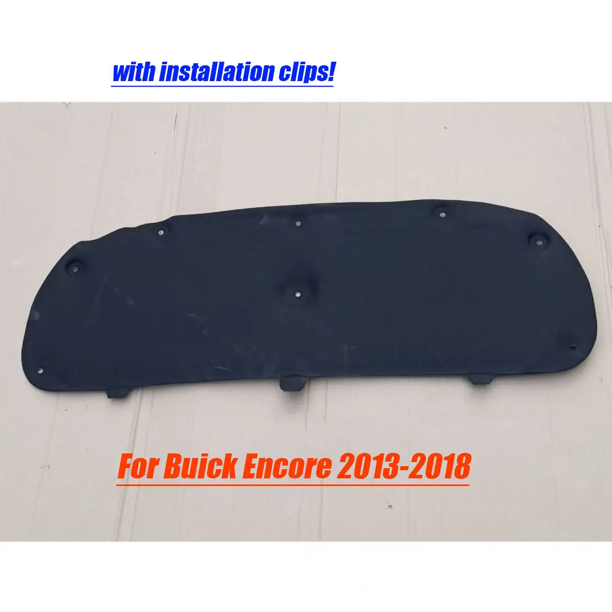 

1x Front Engine Cover Hood Insulation Pad Heat Shield For Buick Encore 2013-2018