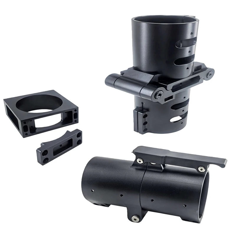1PCS 80mm Horizontal Vertical Folding Arm Clamp Aluminum Alloy Joint Fixed Seat Tube Connector w Buckle for Agri-UAV RC Drone