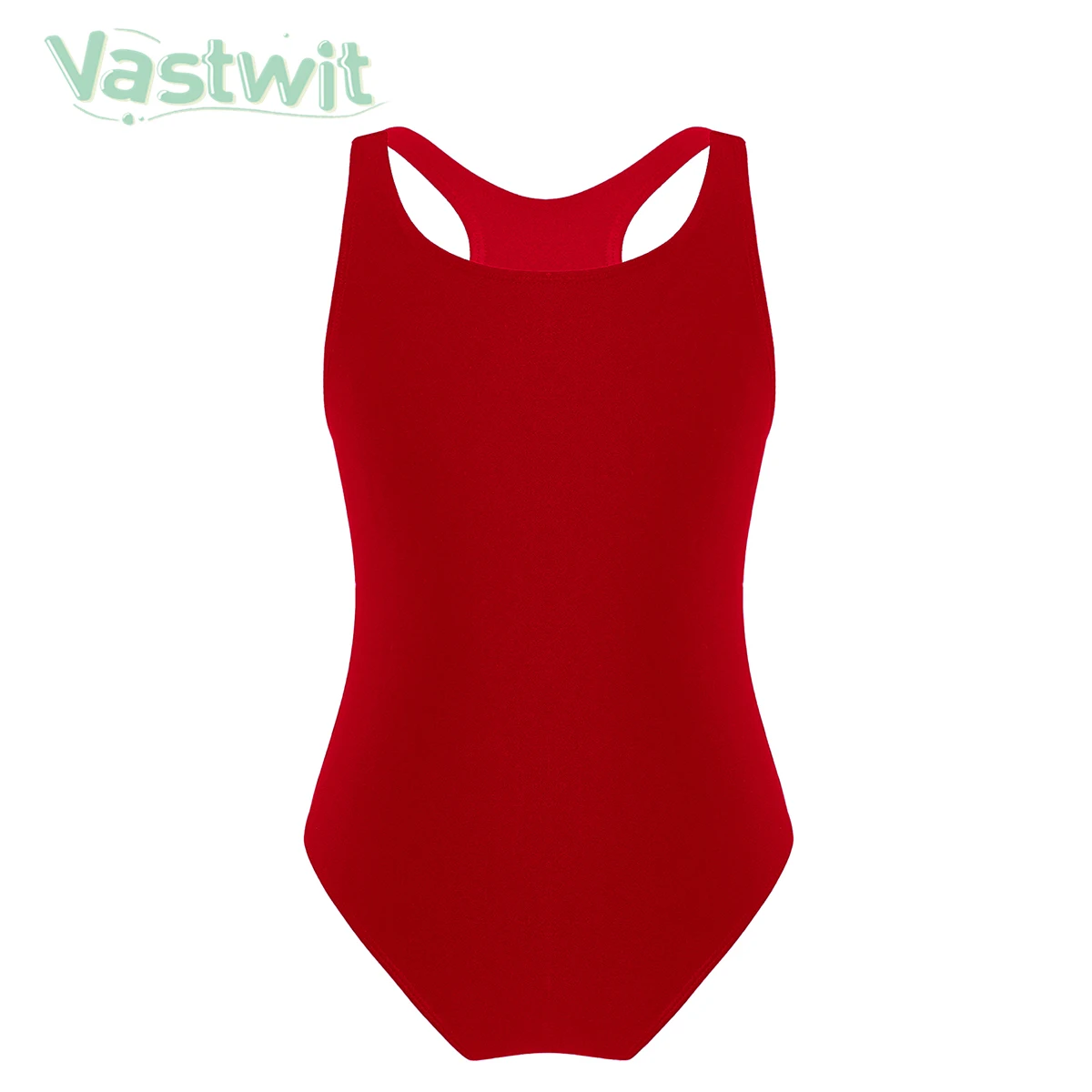 

Girls Summer One-piece Swimwear Sleeveless Backless Leotard Swimsuit Solid Stretchy Keyhole Racerback Bathing Suit Beachwear