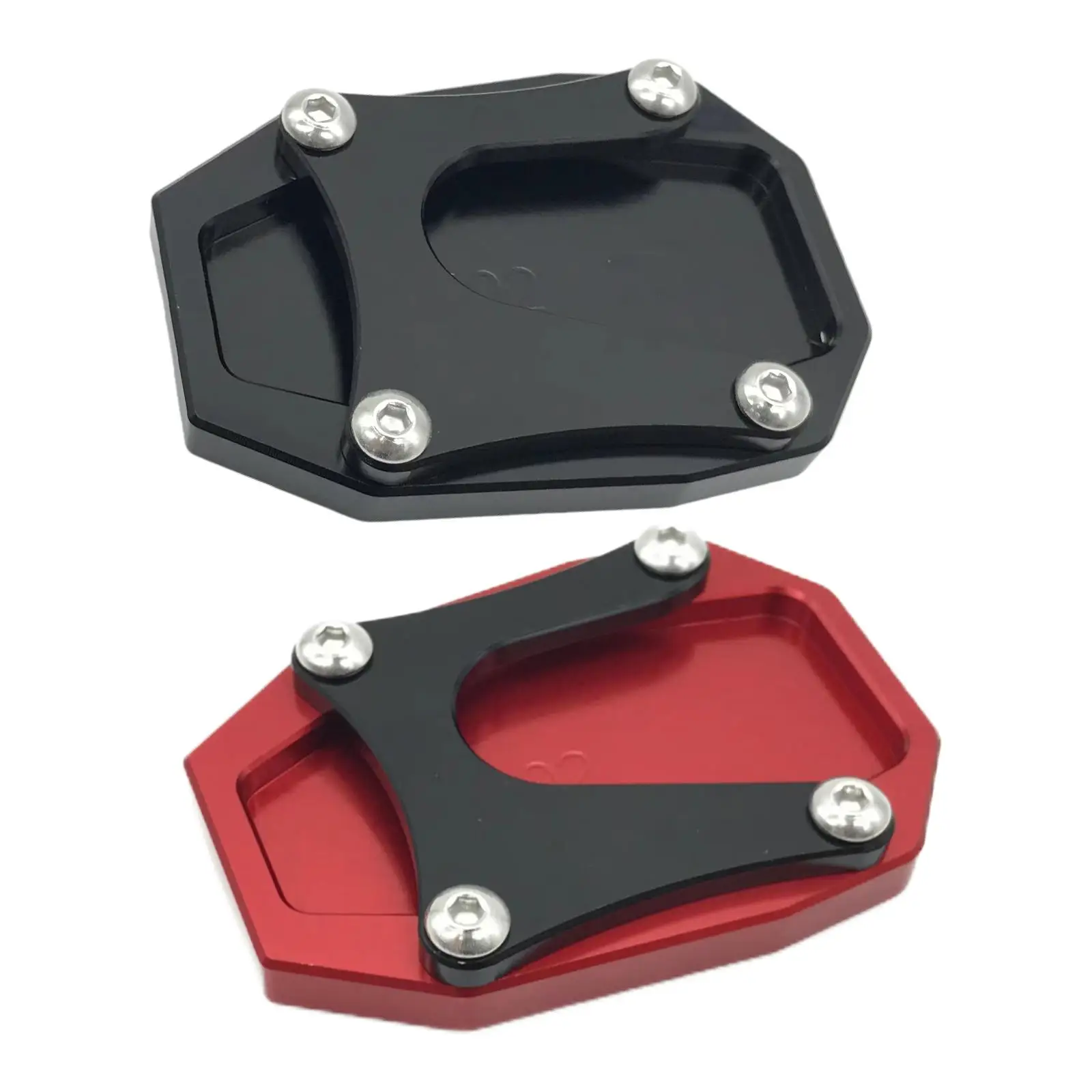 CNC Aluminum Motorcycle Kickstand Pad Anti Sinking for Soft Ground