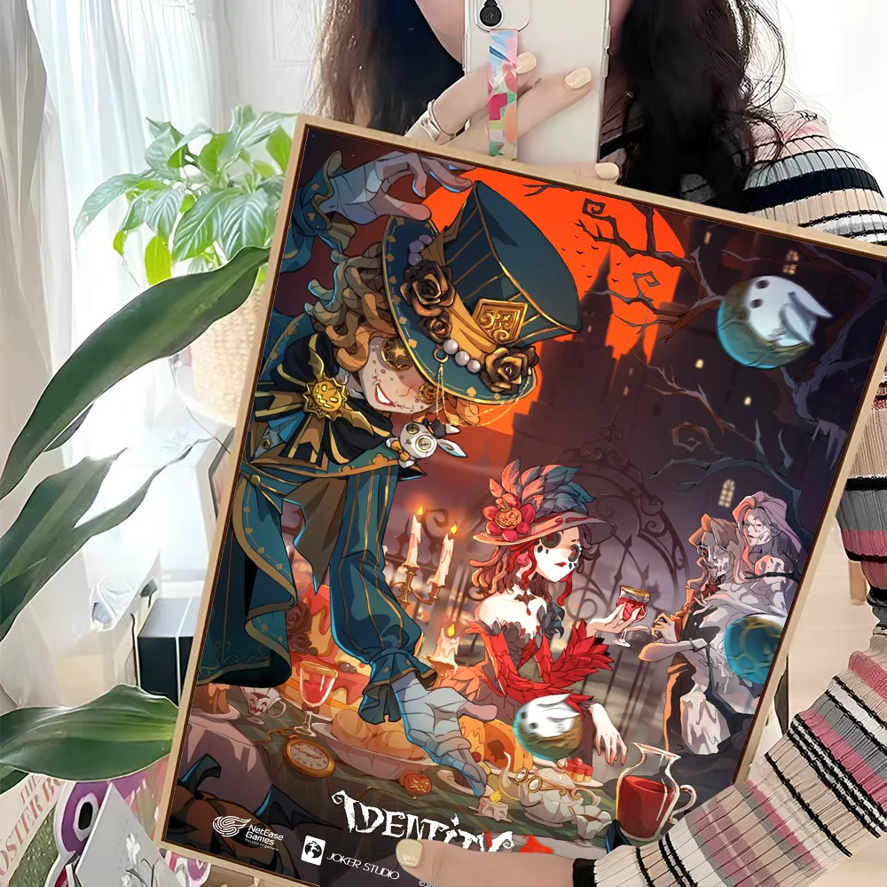 Identity V Game  Self-adhesive Art Poster Whitepaper Prints Posters Artwork Aesthetic Art Wall Painting