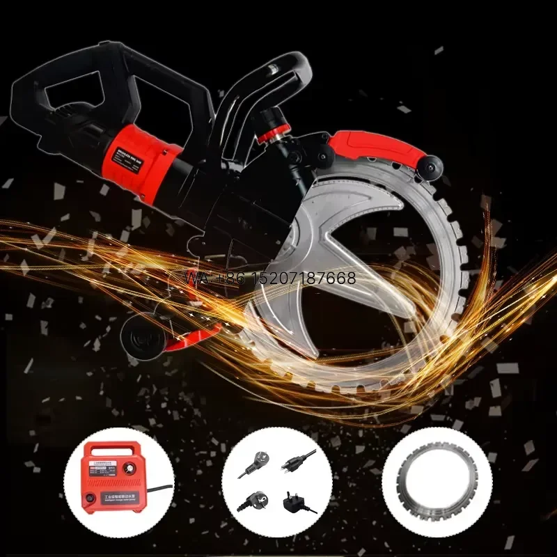 Wmwmnu for Concrete Cutter Ring Saw 6000w 290mm Cutting Depth Brushless Portable Concrete Cutting Ring Saw