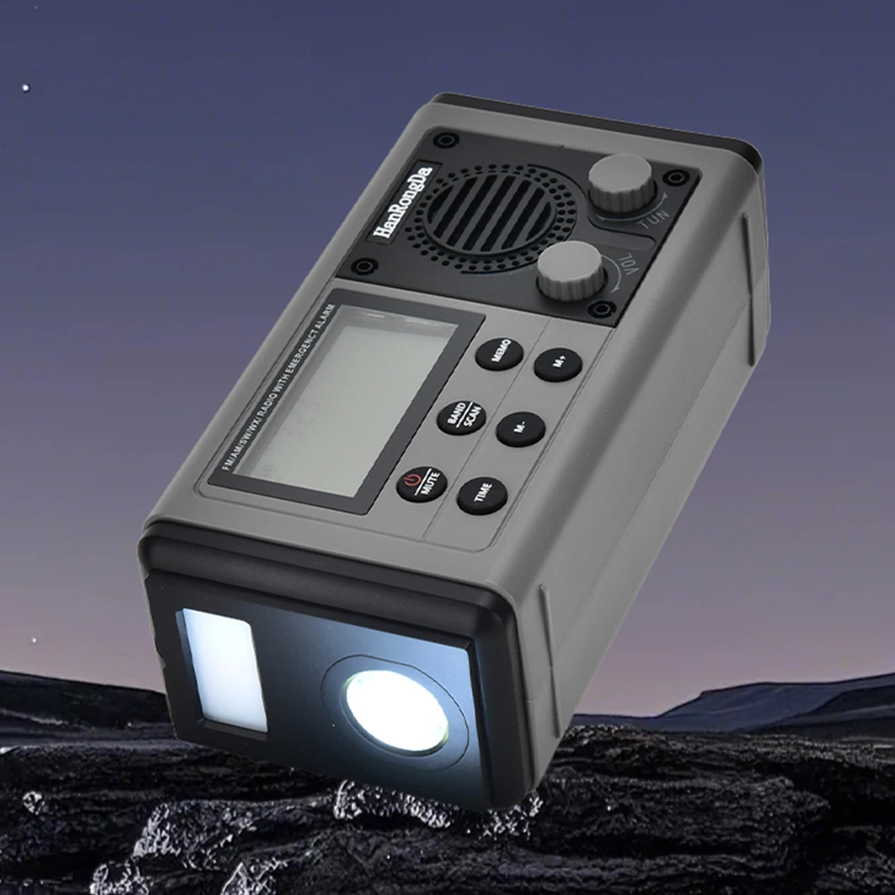 Rádio de manivela de emergência am/fm/sw rádio com alarme sos lanterna led rádio meteorológico portátil para acampamento ao ar livre e emergência