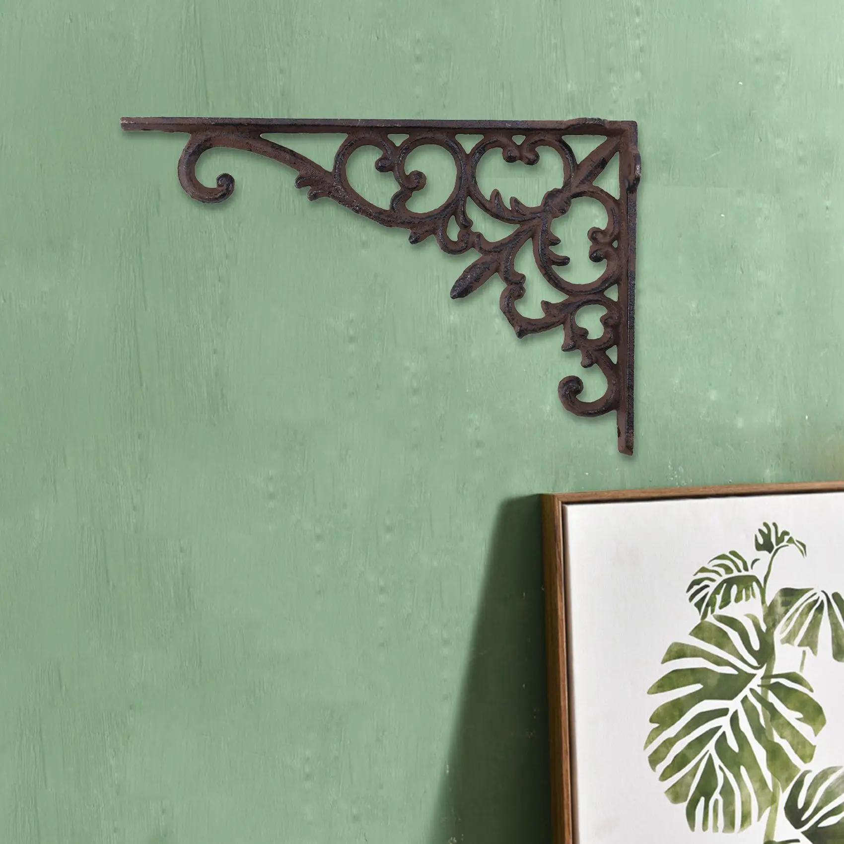 B84B-3X Cast Iron Plant Hanger Flower Basket Hook For Indoor Outdoor Bird Feeder Lantern Planters Pots Wind Chimes