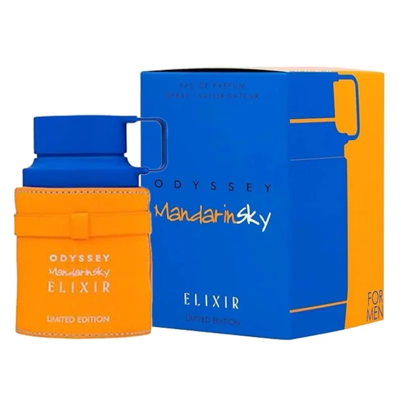 100ml Original Arab Perfumes Armaf Odyssey Mandarin Sky Elixir Eau de Parfum Spray for Unisex Lasting Perfume Cologne Makeup