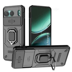 For Oneplus Nord 4 Case Slide Windows Cover Oneplus Nord 4 Funda Coque Battle Holder Upgraded Push Lens Back Case Oneplus Nord 4