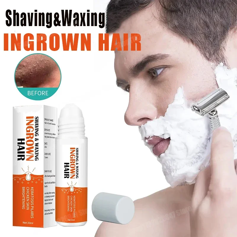 After Shave Serum Razor Bump Stopper for Men Women Waxing Ingrown Hair Remover Reduce Redness Skin Soothes Moisturizes Solution