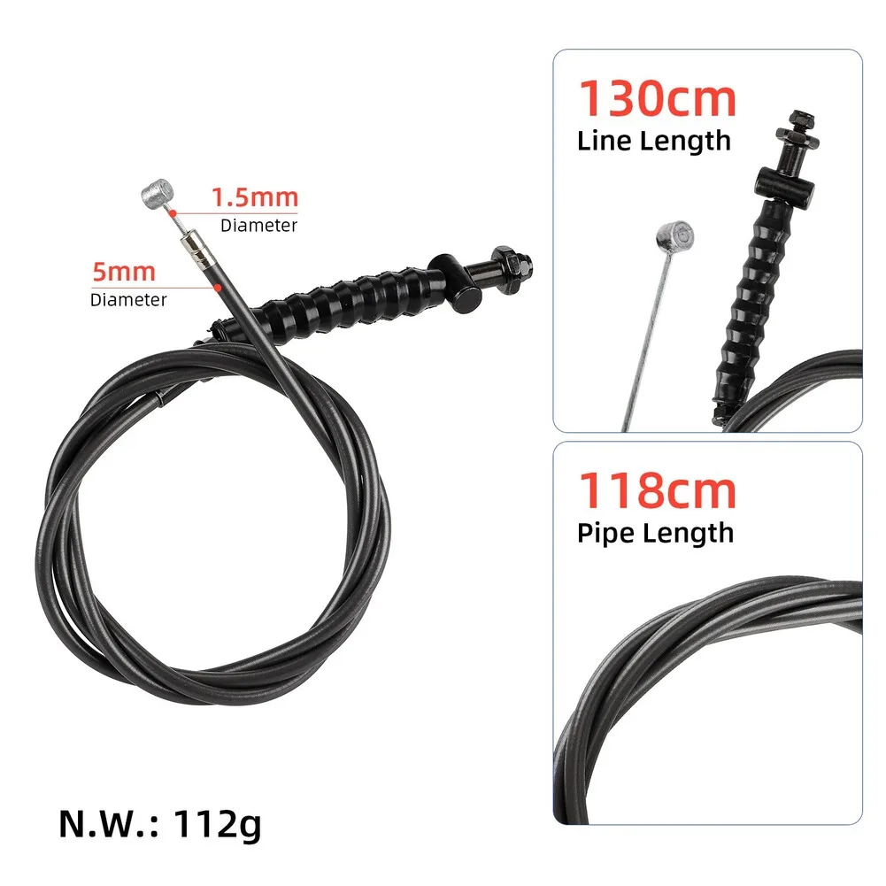 

High-Quality Waterproof Brake Cable - For -No. 9 Max G30 Electric Scooter (Front Wheel Drum Brake System Spare Part)