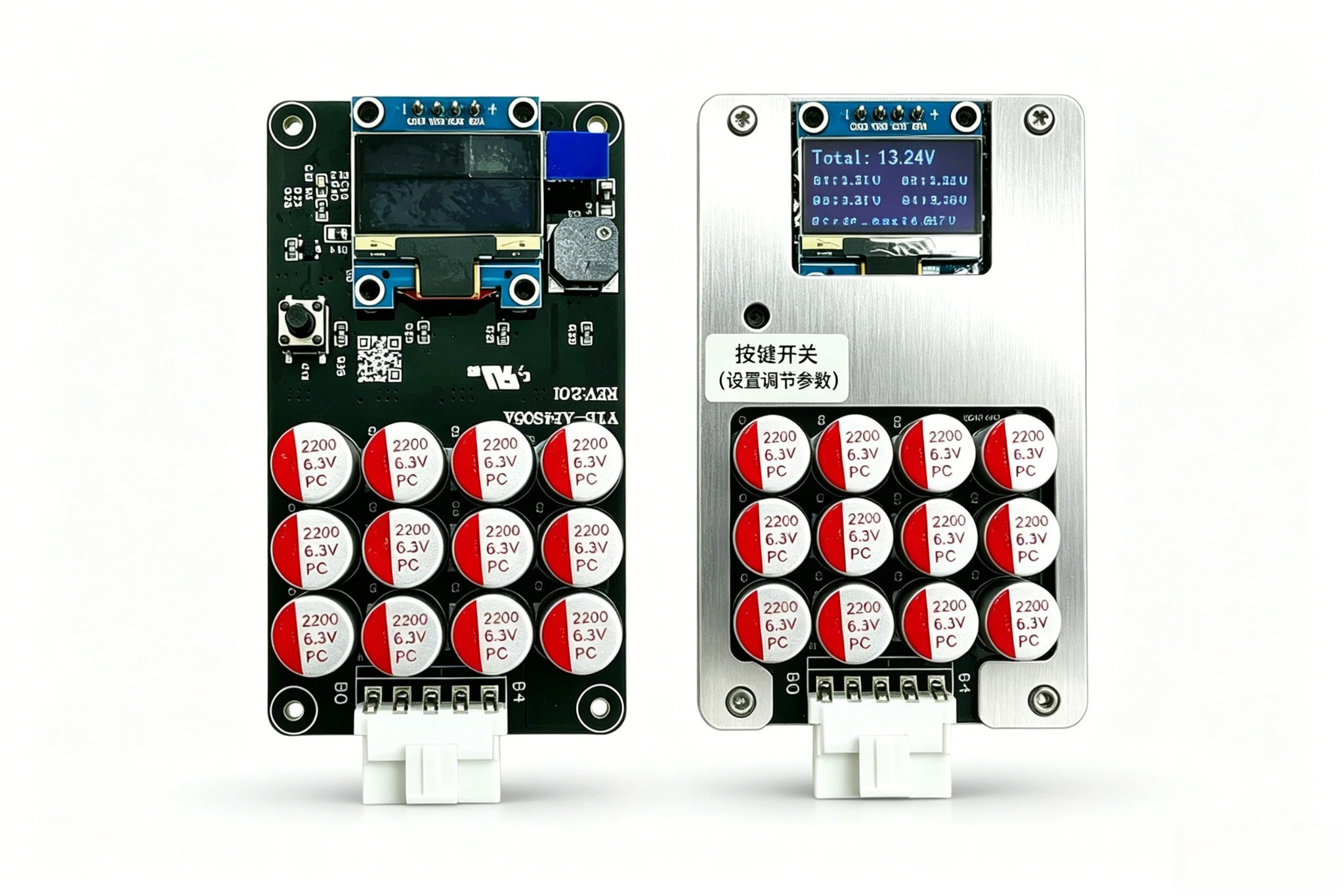 5A 3S 4S Active Battery Balancer OLED Screen 12V Li-ion Lifepo4 Capacitor Equalizer