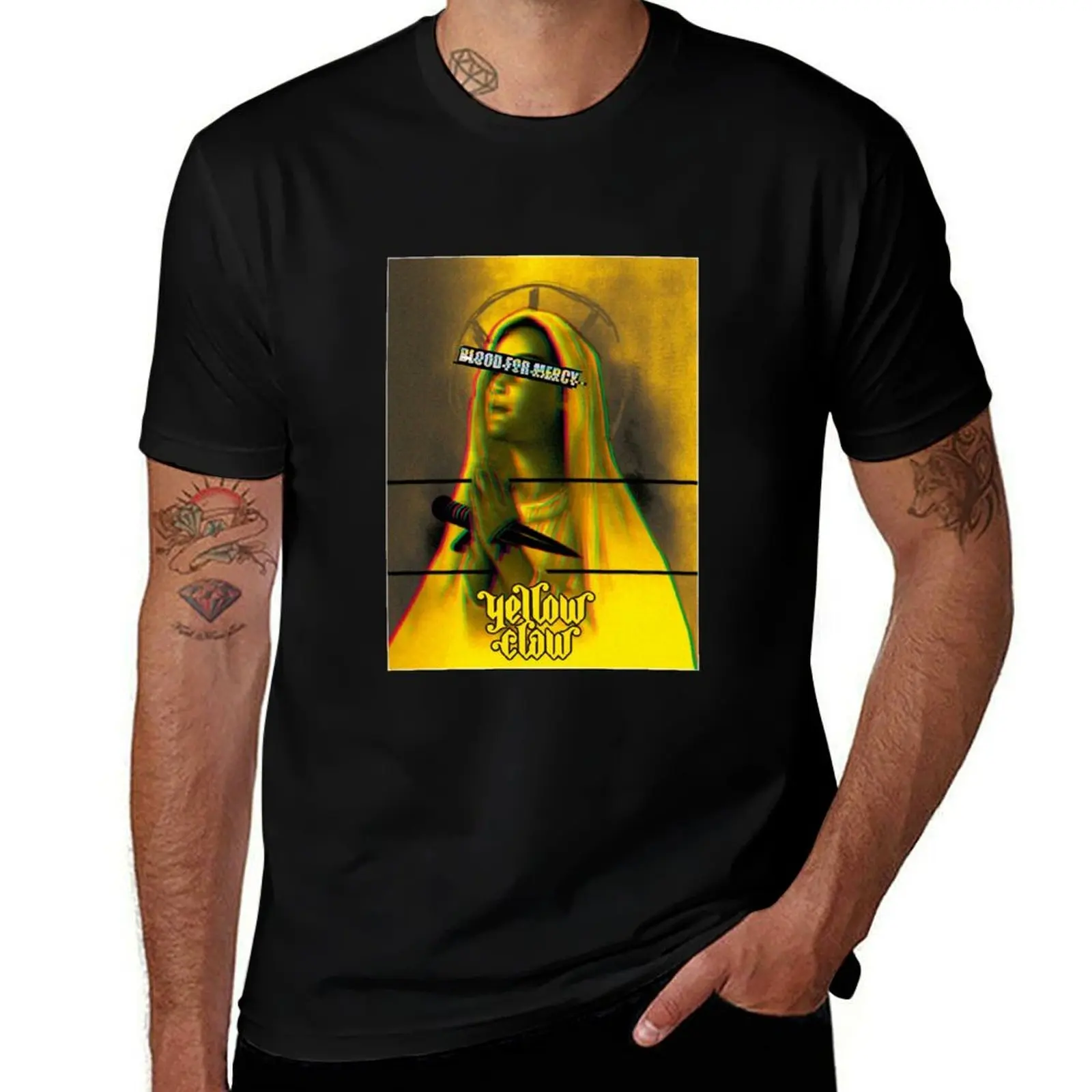 Yellow Claw Blood for Mercy T-Shirt Anti-Wrinkle Short Sleeve T-Shirt