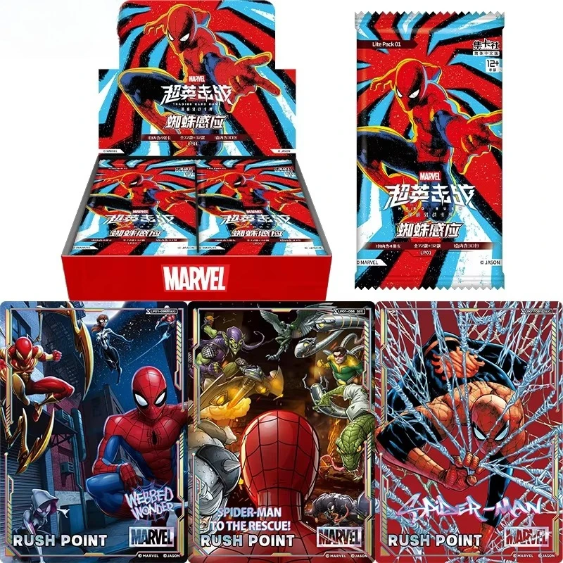 NEW Card.Fun Genuine Marvel Collectible Card Marvel Battle TCG Superhero Clash Light Collection Booster Pack Spider-Sense LP01