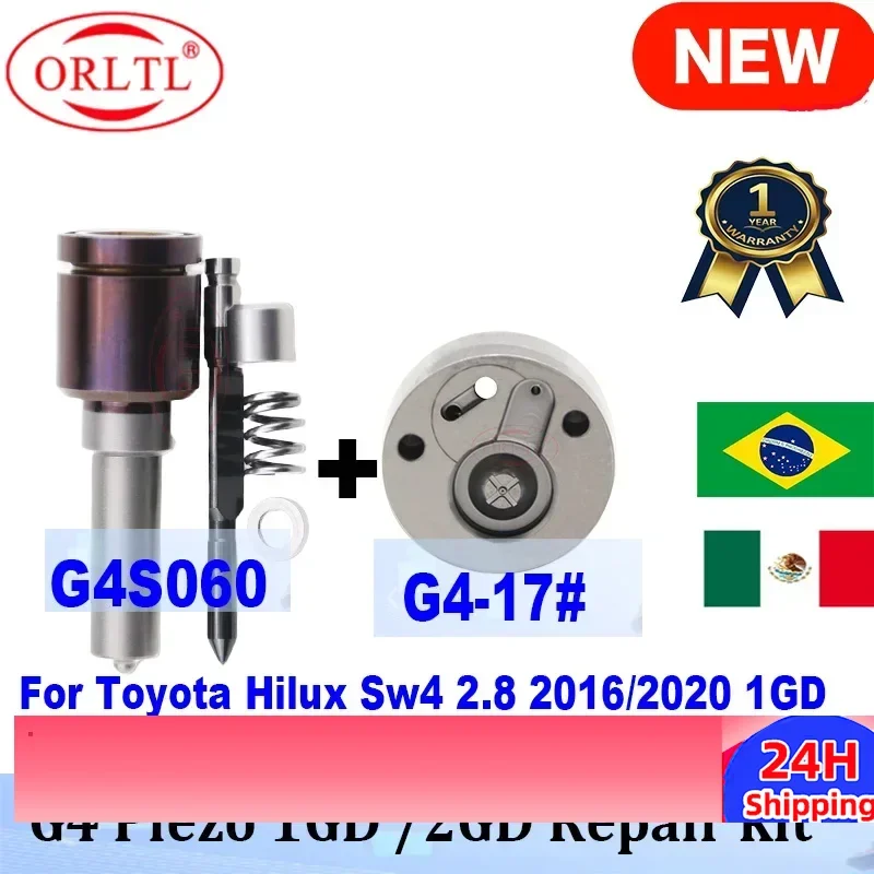 23670-0E060 G4 PIEZO New Injector Repair kits G4S060 +VALVE Plate 17# FOR TOYOTA 1GD 7899832201173 236700E060 23670 0E060