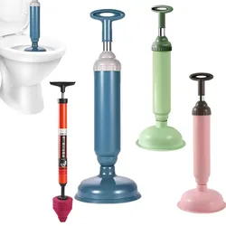 Toilet Suction Cup Multi-purpose A Gun Through The Bathroom Drain Fast Unclogging Powerful Leather Suction Vacuum Pipe Unclogger
